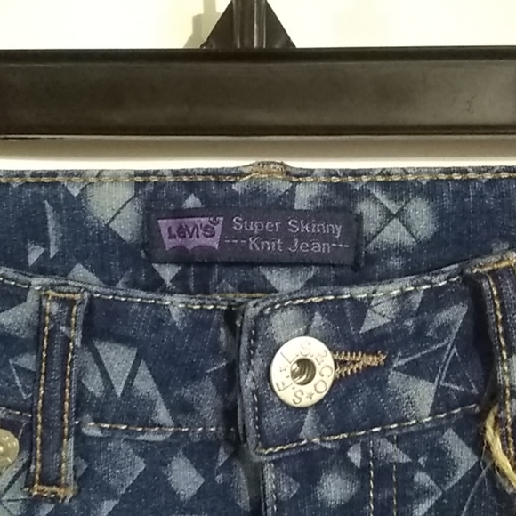 Levi's Super Skinny Knit Jean Size 14R NWT - Picture 2 of 6